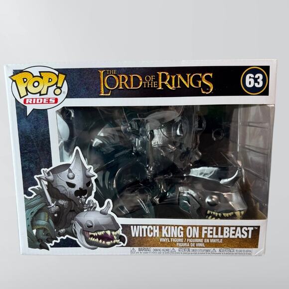 Funko Pop Lord Of The Rings Witch King On Fellbeast #63 Figure - Picture 1 of 7